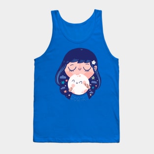 Hug the moon Tank Top